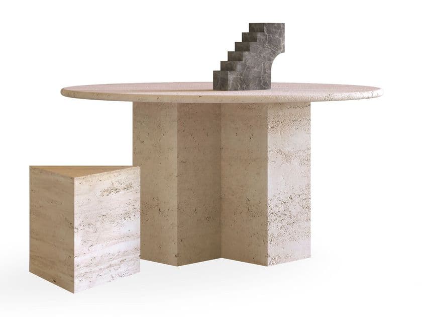Monitillo1980
CITY
Round travertine table