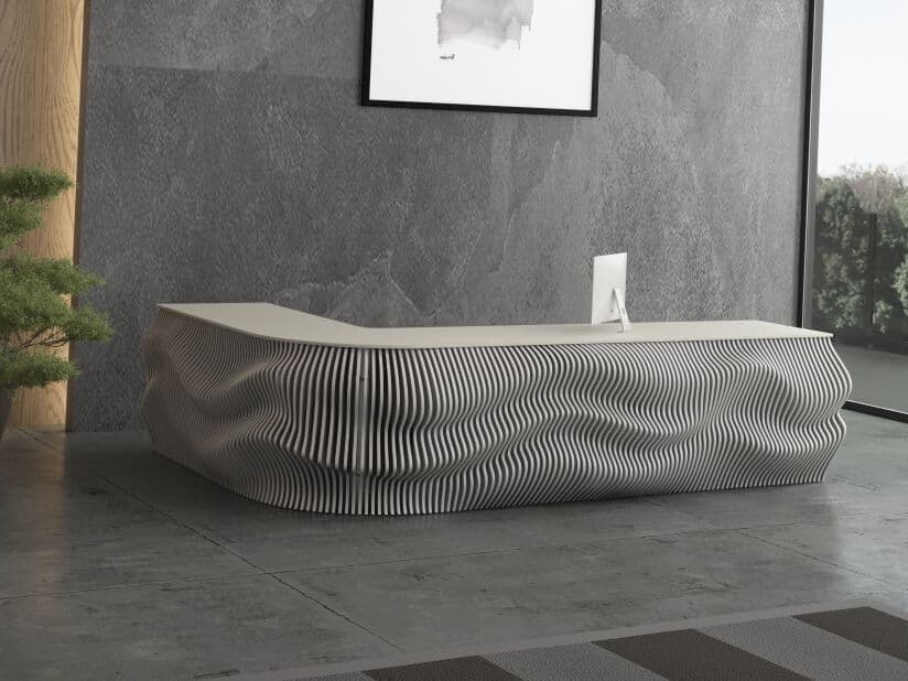 MYWOODREAM
LONGY
Plywood reception desk
