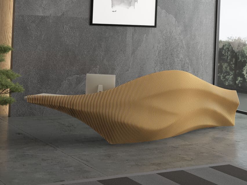 MYWOODREAM
PONANTE
Plywood reception desk