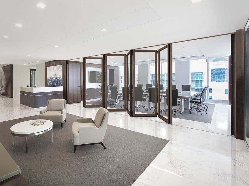 NanaWall
NW Acoustical 545
Aluminum Framed Folding Glass Wall for Interior Acoustical Separation