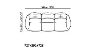Natuzzi Italia
SNAIL
4 seater leather sofa