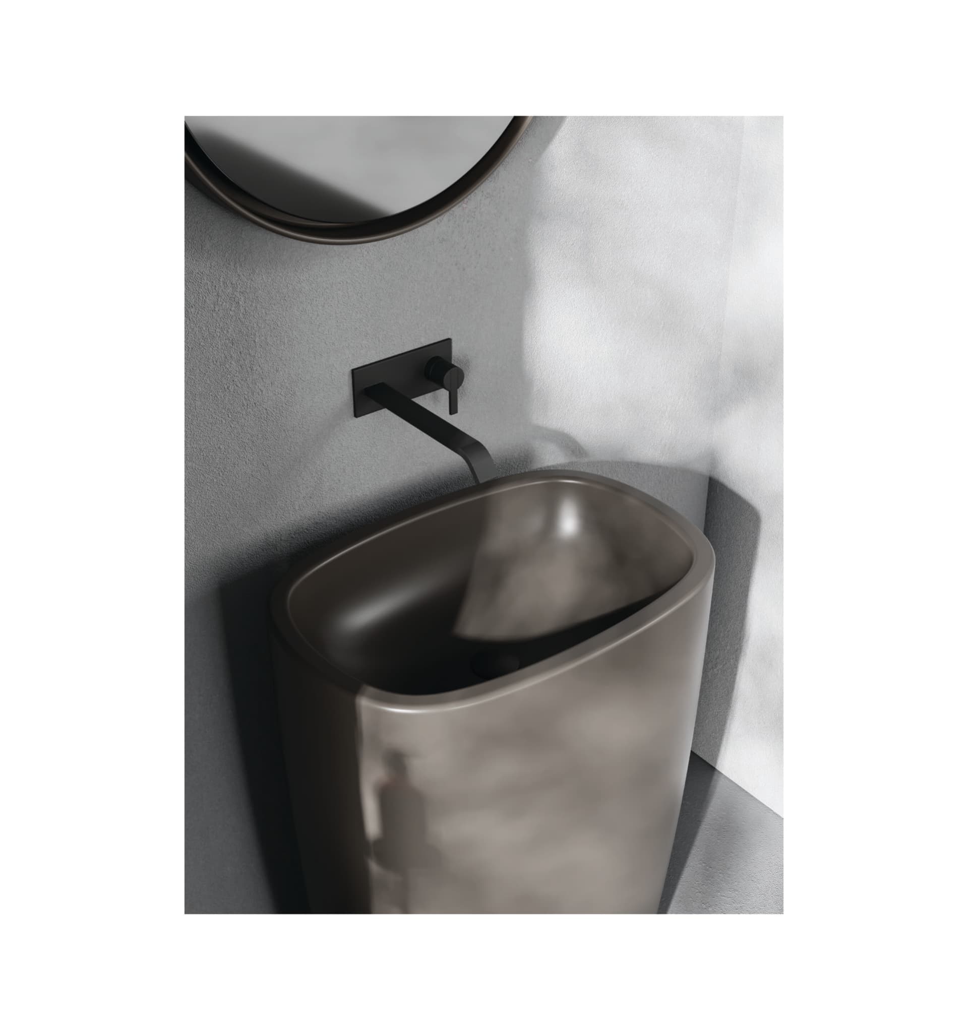 Nic
MILK
Freestanding ceramic washbasin