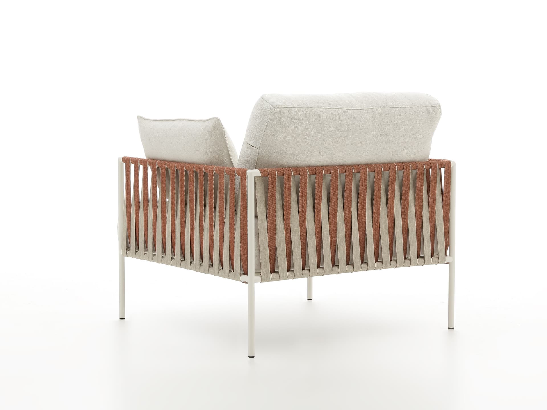 Nodo Italia
ZIP
Fabric garden armchair with armrests