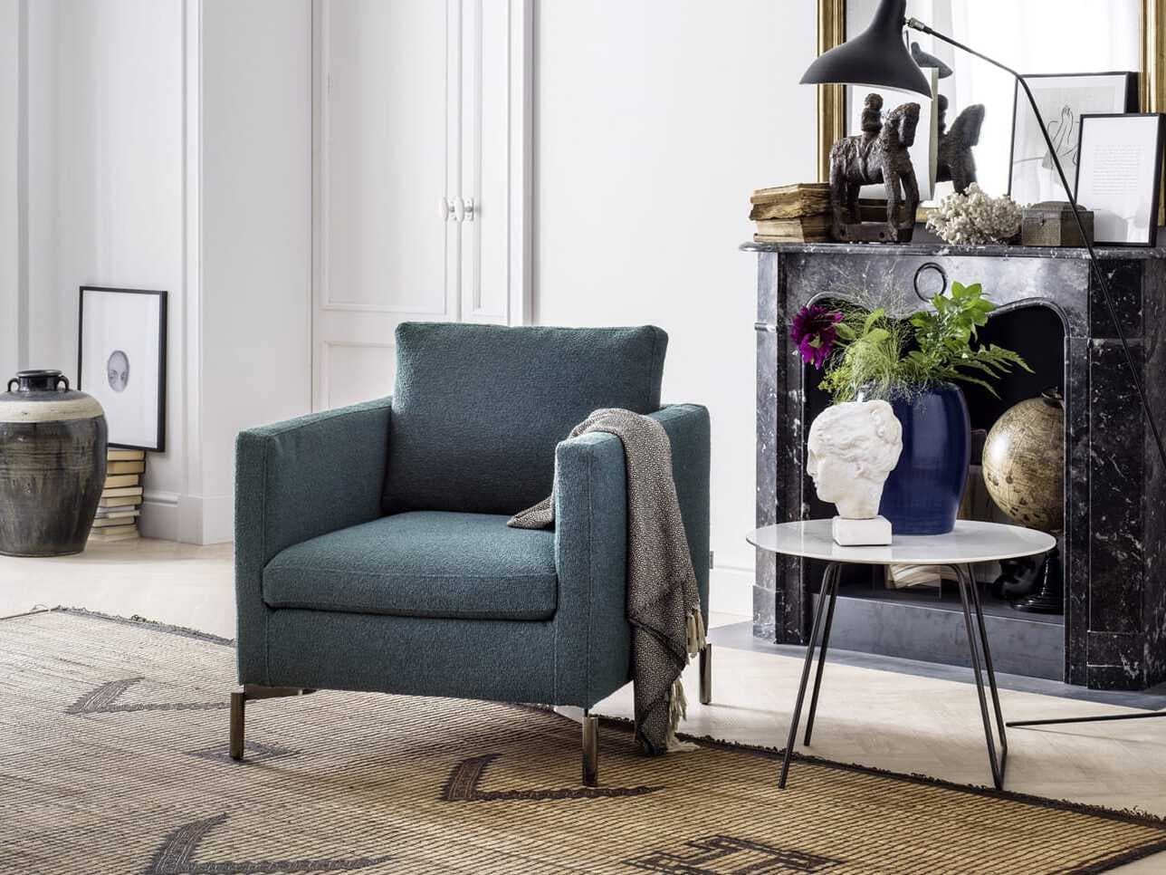 Novamobili
REEF
Fabric armchair with armrests