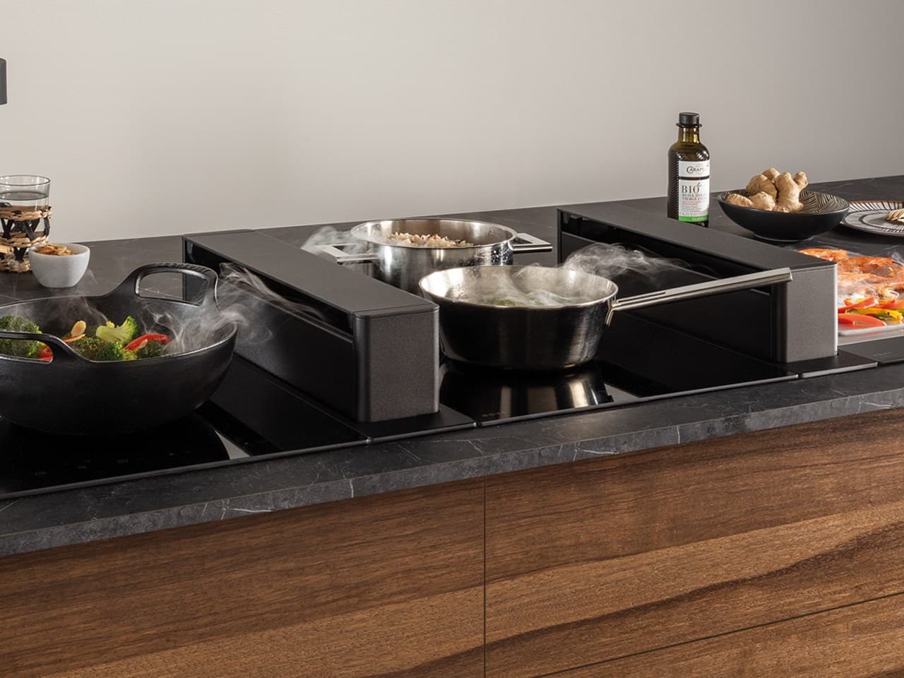 NOVY
NOVY UP
Induction flush-mount hob with integrated hood
