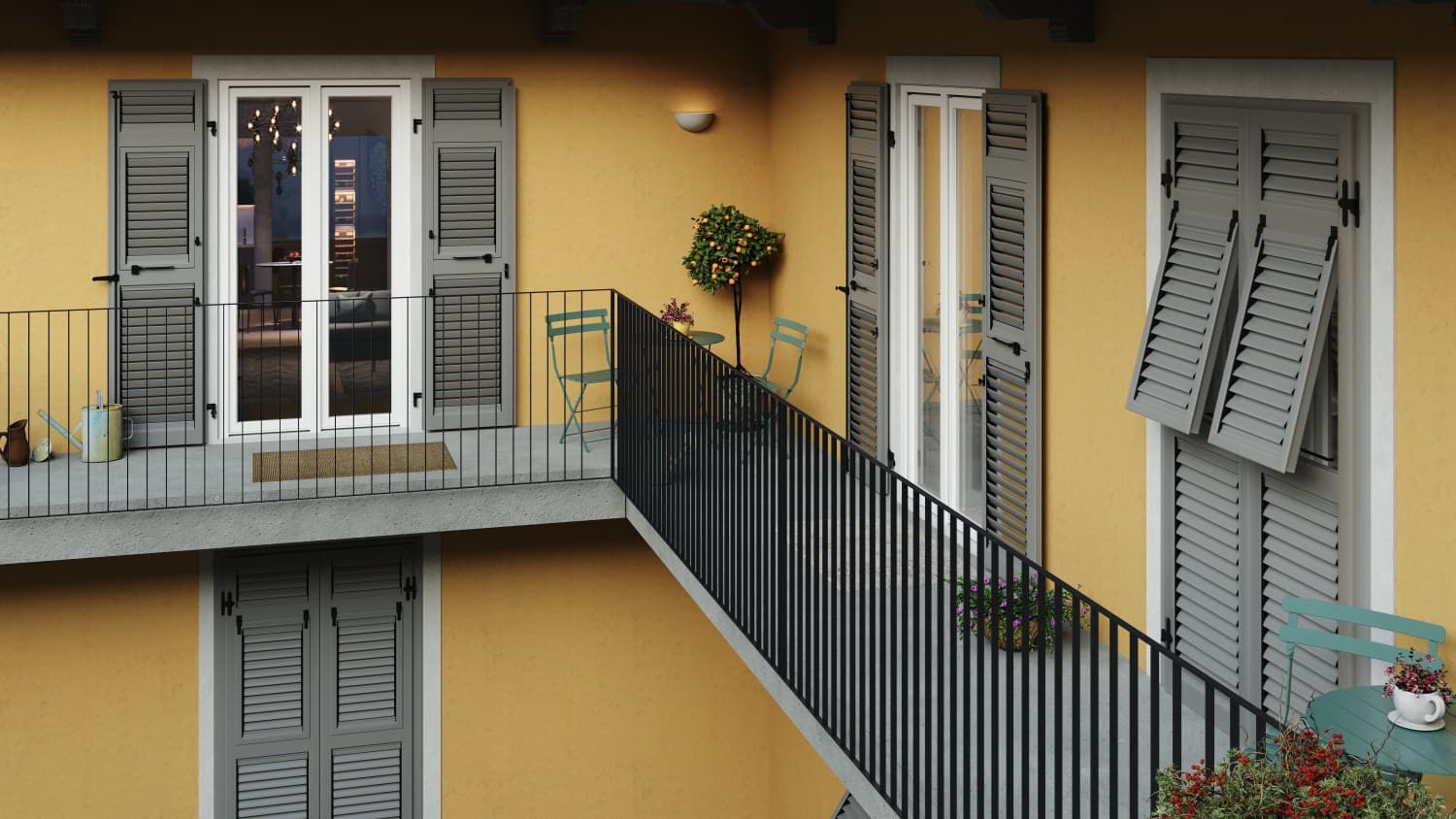 NURITH
GENUSJA
Aluminium shutter with adjustable louvers