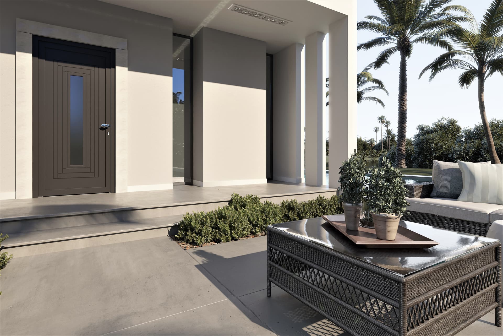 NURITH
Glazed entry door
Glazed PVC entry door