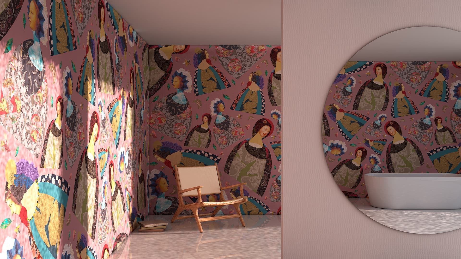 Officinarkitettura®
DAME DE RÊVE PARTOUT
Wall tiles / wallpaper
