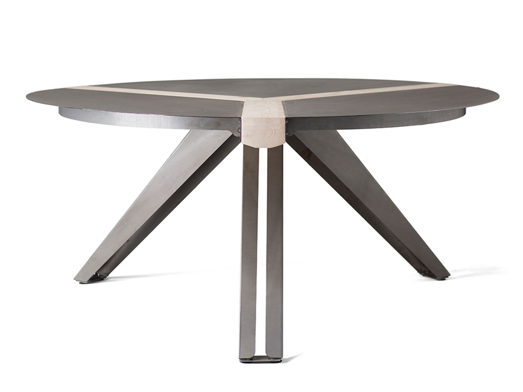 Officine Tamborrino
TRIVOLTA
Round steel and wood table