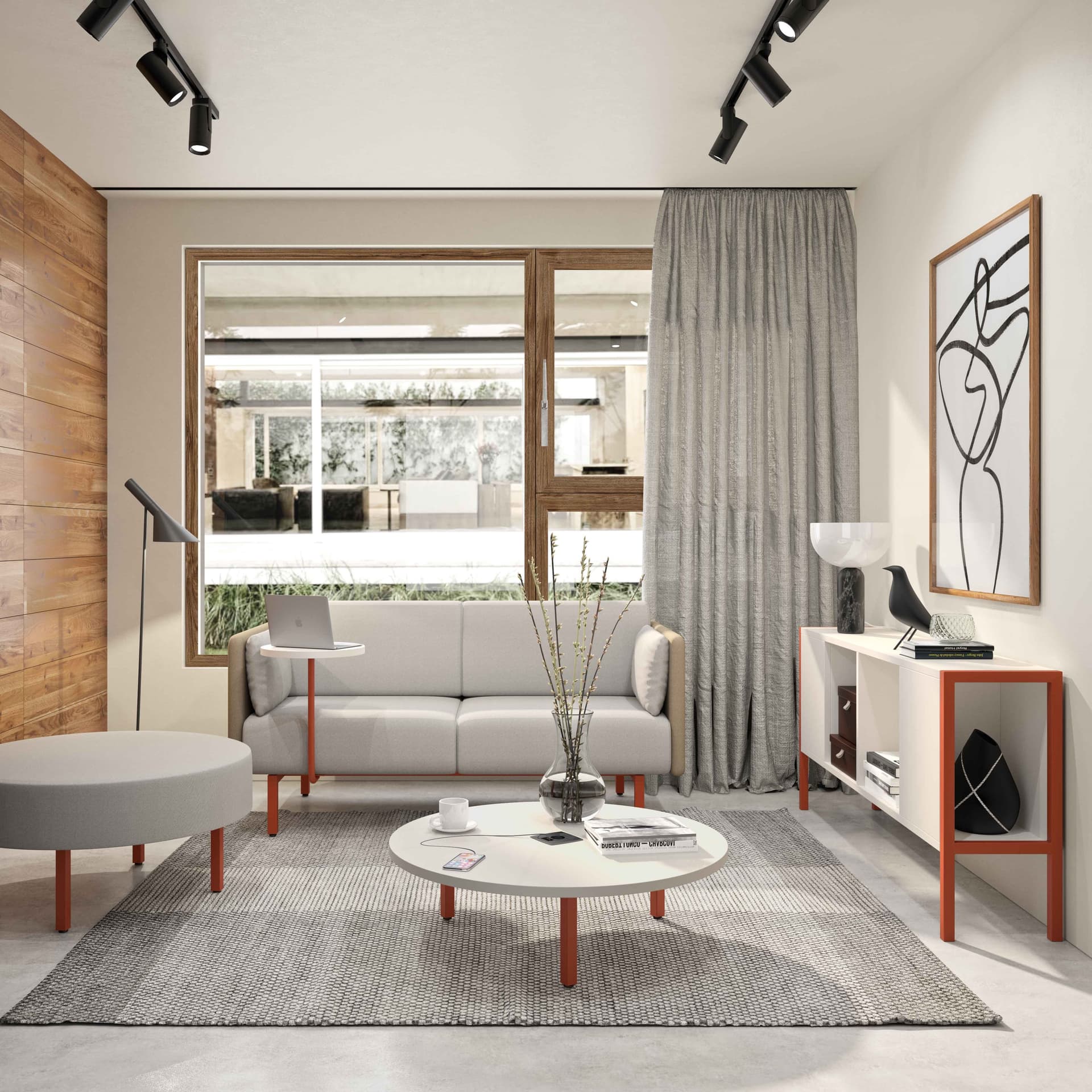 Ofifran
PIEM
2 seater fabric sofa