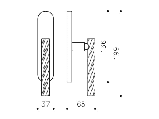 OLIVARI
ATENA PANIER
DK brass window handle on rose