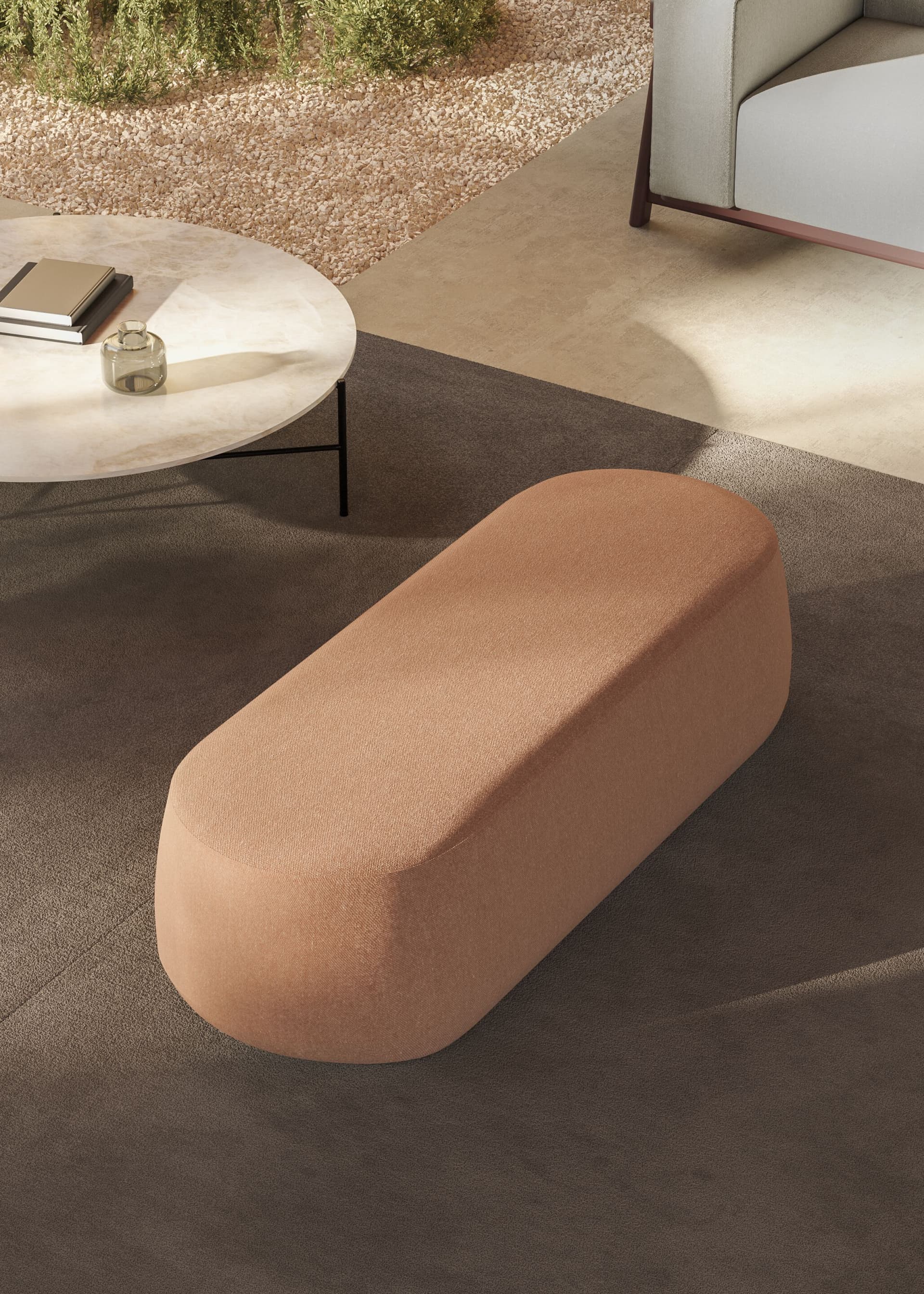 Omelette Editions
MOLE
Oval fabric pouf