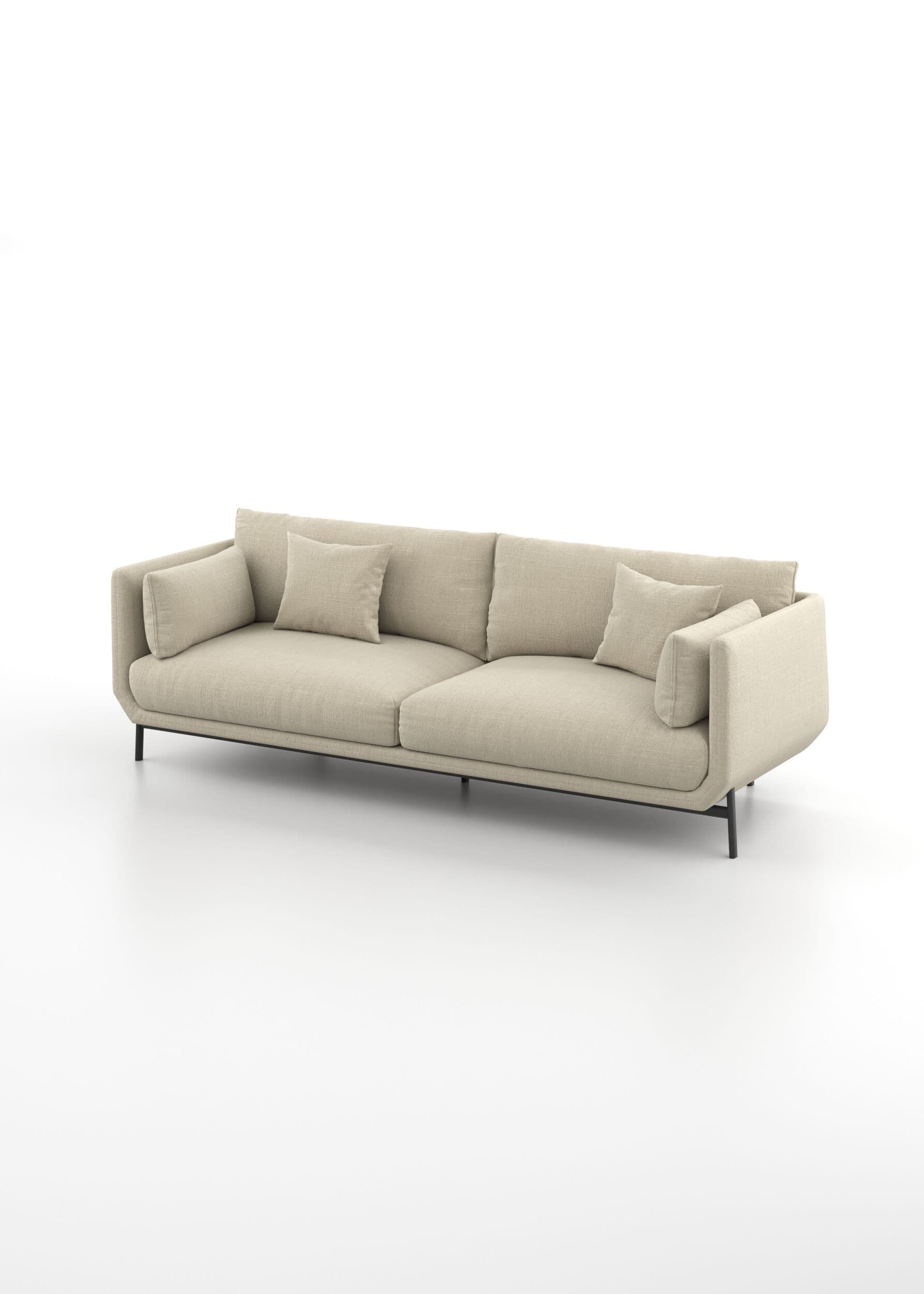 Omelette Editions
MUST
4 seater Straight fabric sofa