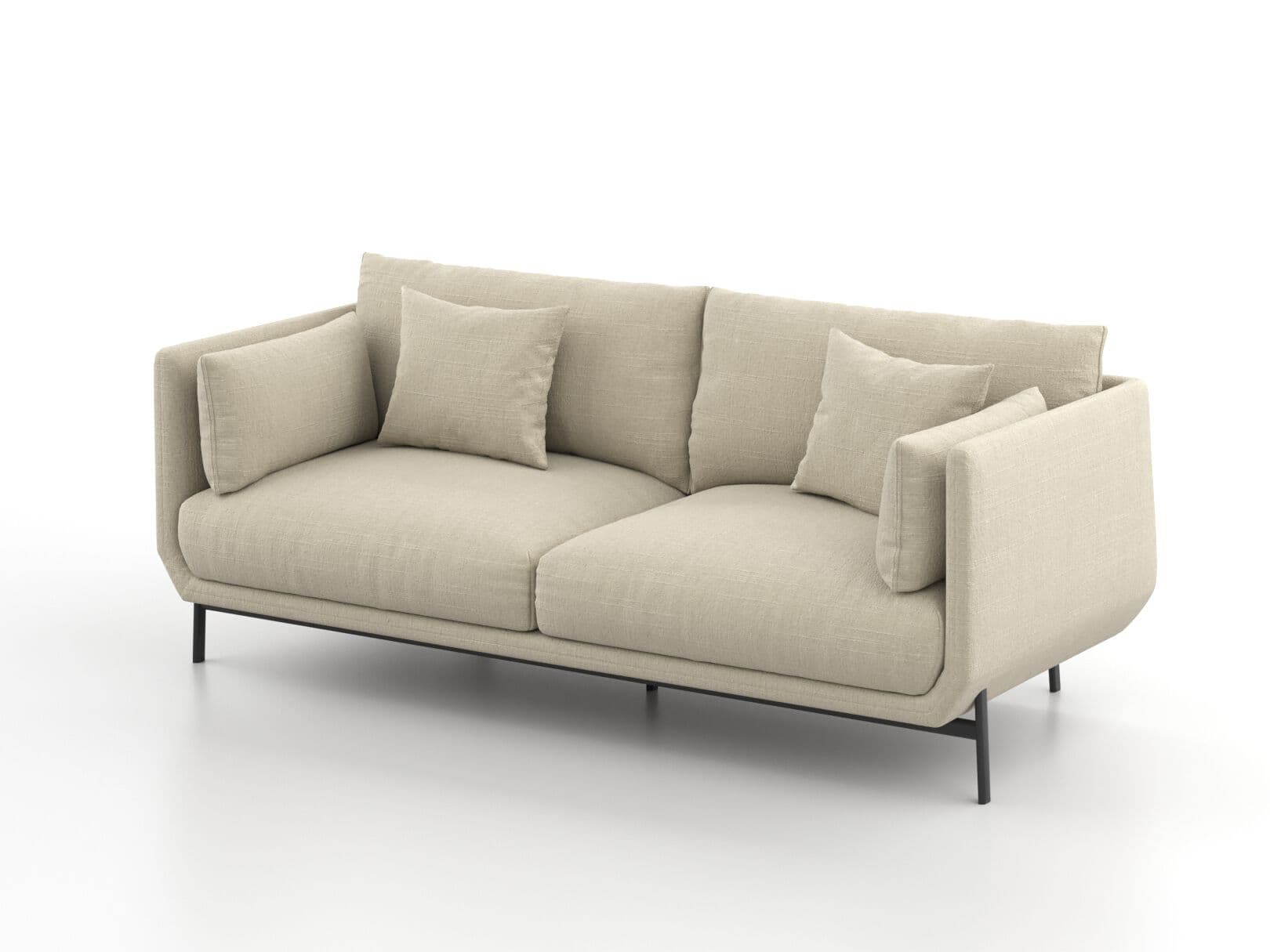 Omelette Editions
MUST
Straight 3 seater fabric sofa