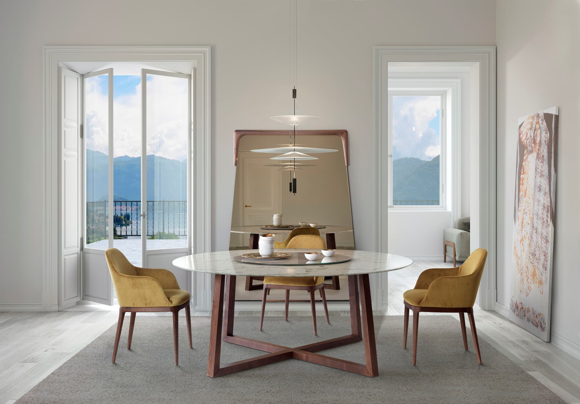 Pacini & Cappellini
ALIANTE
Round marble table