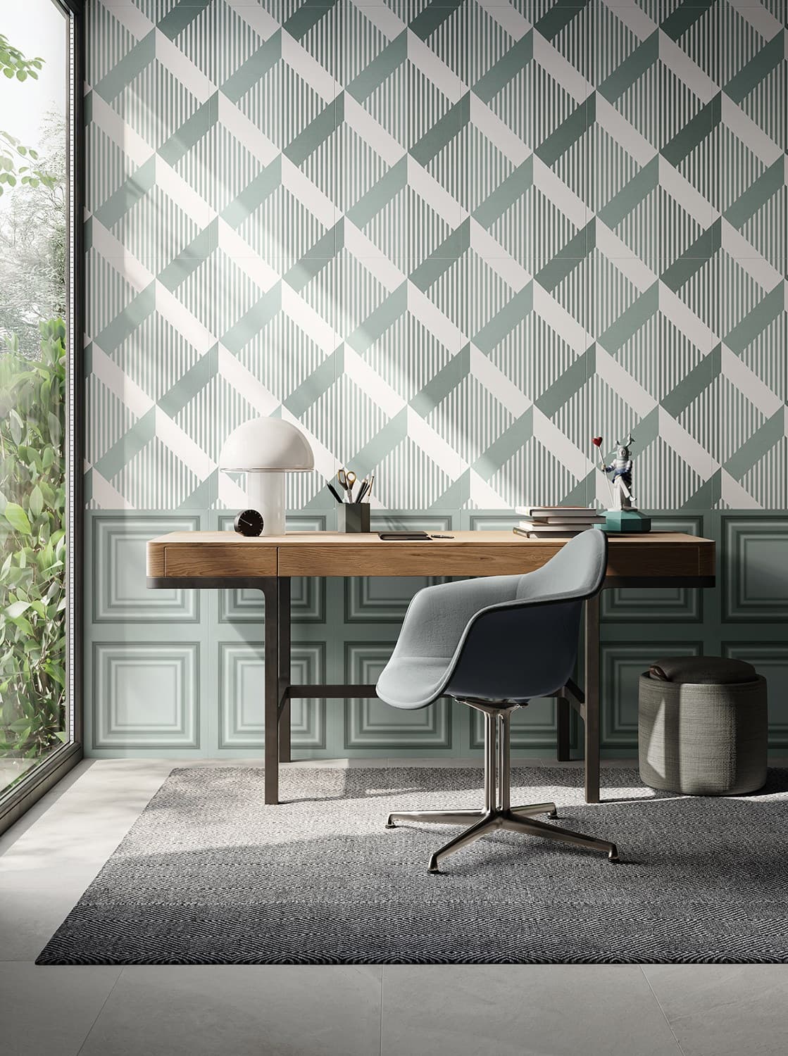 Panaria Ceramica
TARTAN MAUVE
Indoor porcelain stoneware wall tiles