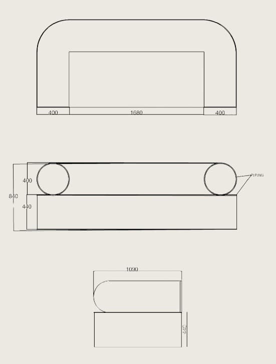Paolo Nesi
GRAPHIUS
Straight fabric sofa