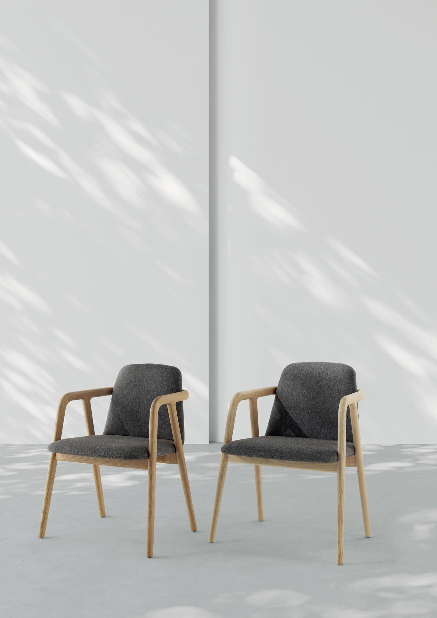 Passoni
CRU
Fabric easy chair with armrests