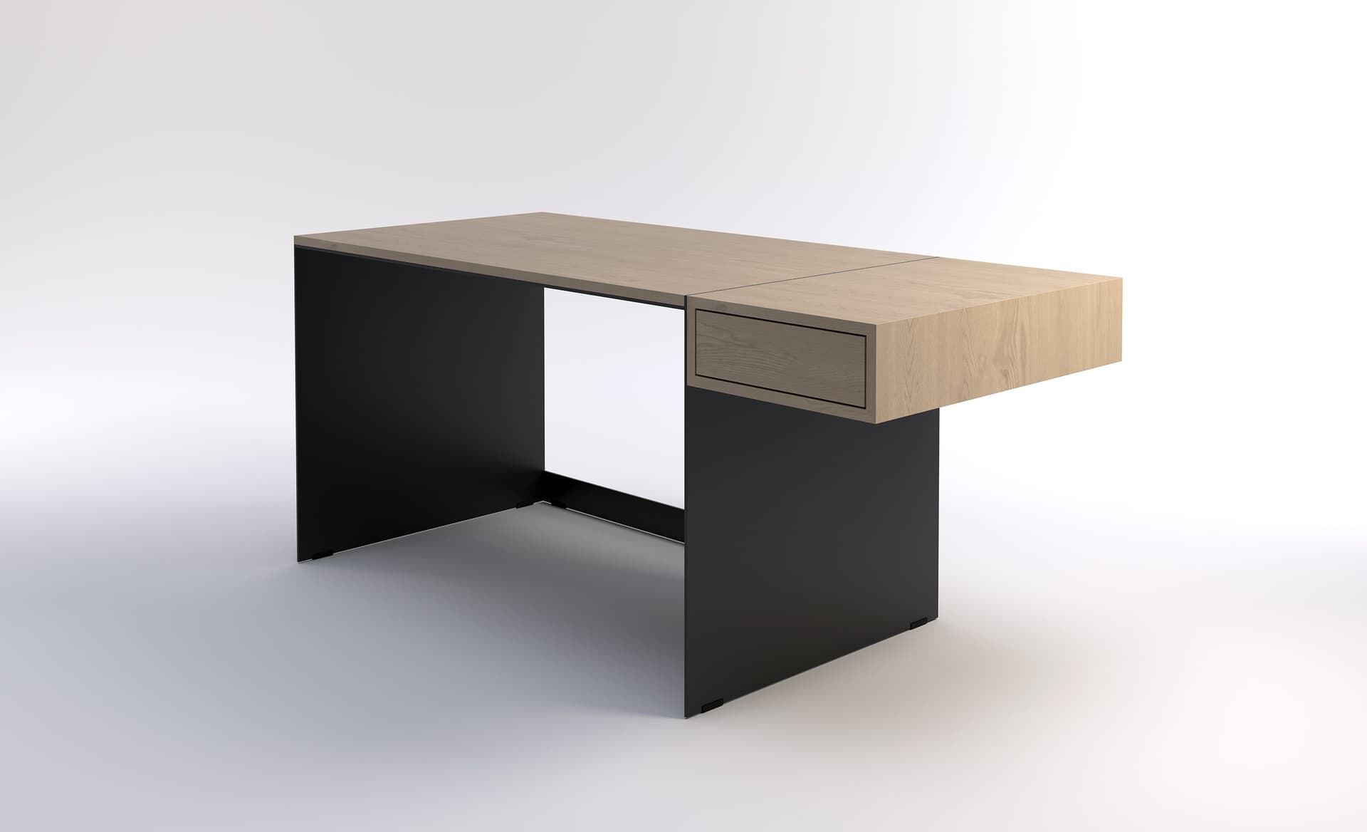 Phase Design
DIVISION
Rectangular writing desk with drawers and wooden top