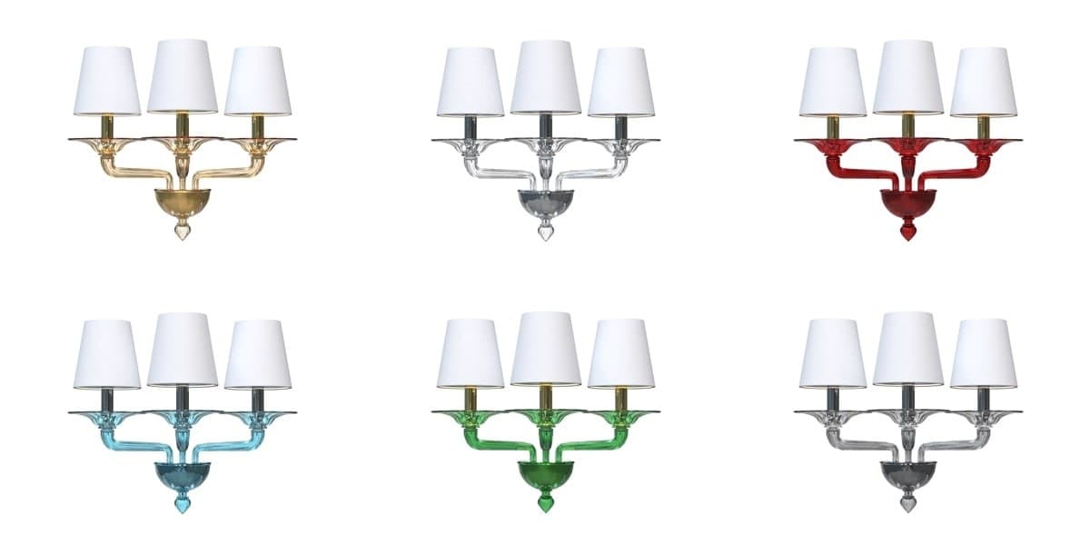 PIUMATI Murano Glass
TIEPOLO
Murano glass wall light