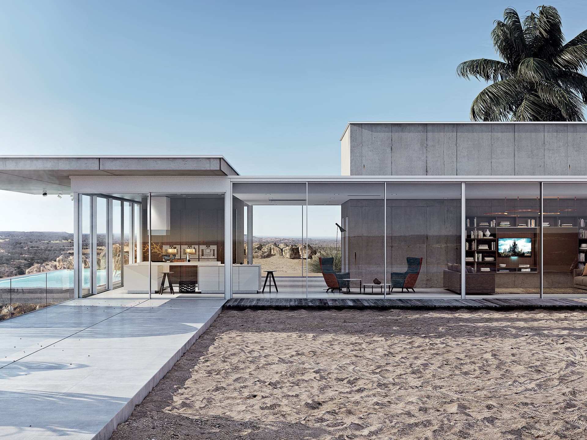 Ponzio
SL 1300 - OVERVIEW
Sliding glass and aluminium glass facade