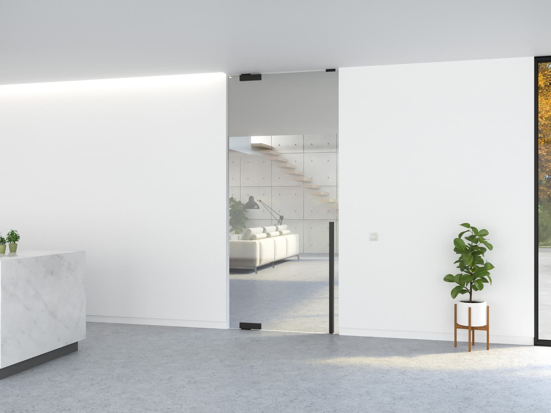Portapivot
PORTAPIVOT GLASS NL
Pivot glass door without frame