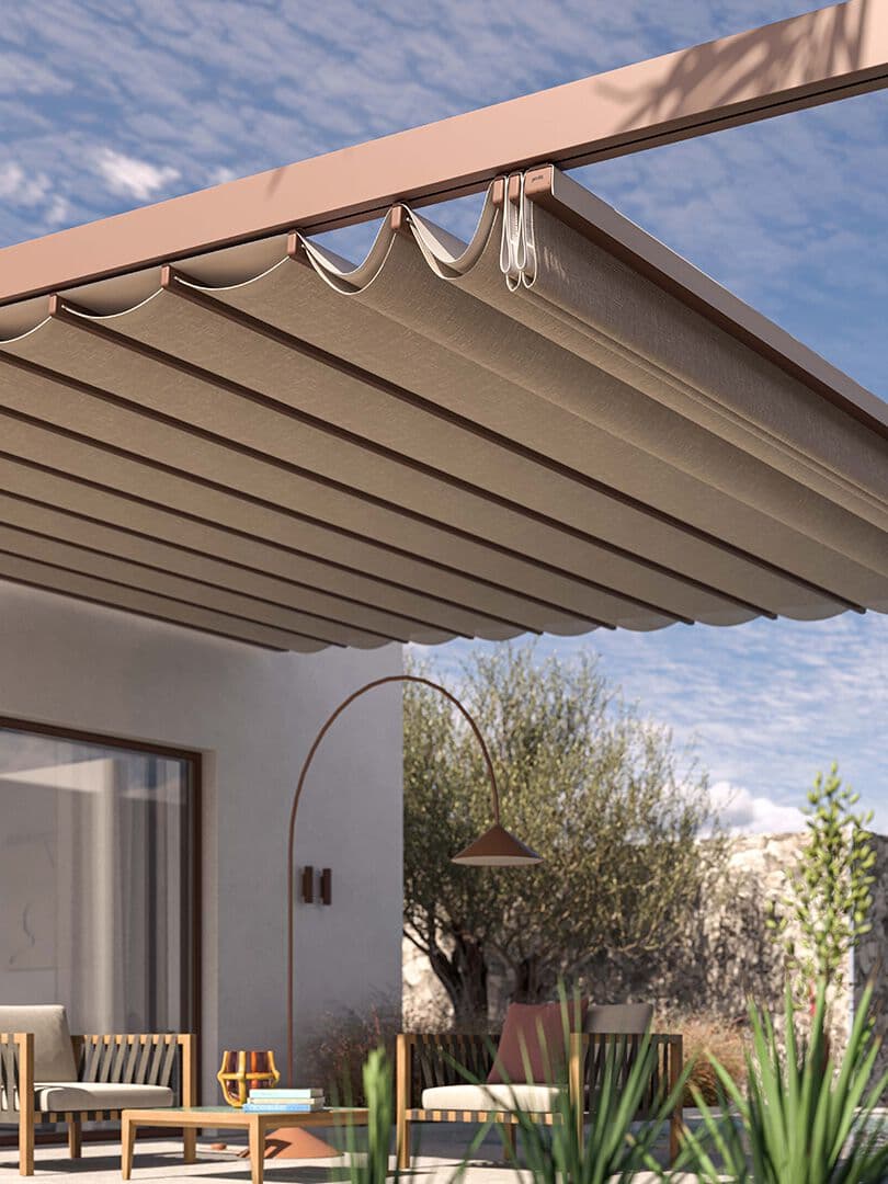 Pratic
ONE
Aluminium pergola with sliding cover