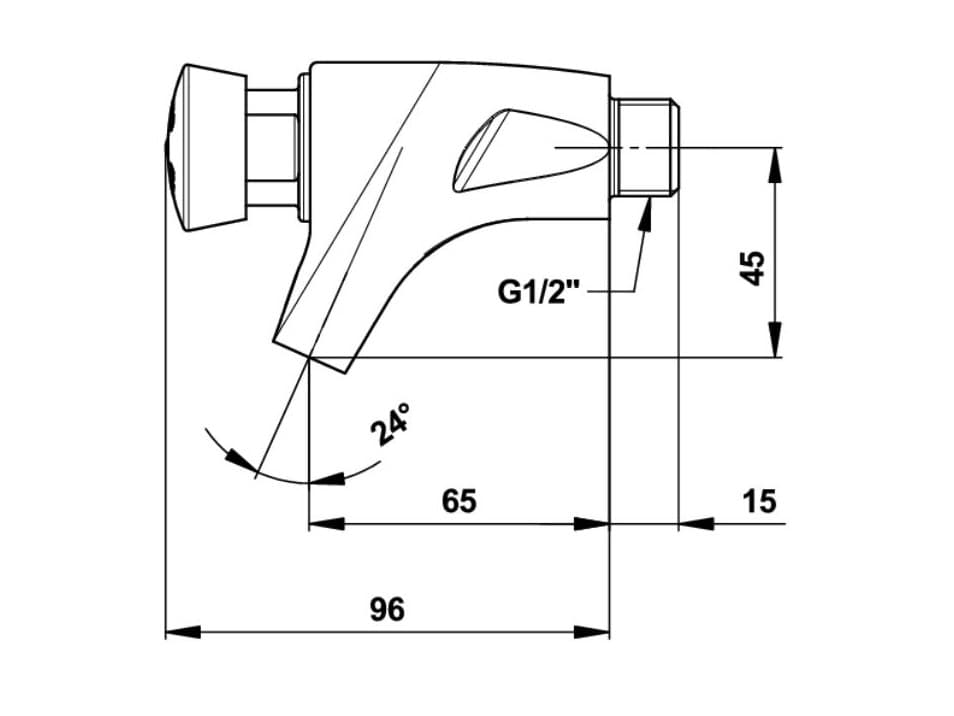 PRESTO
PRESTO 504
Single wall-mounted tap