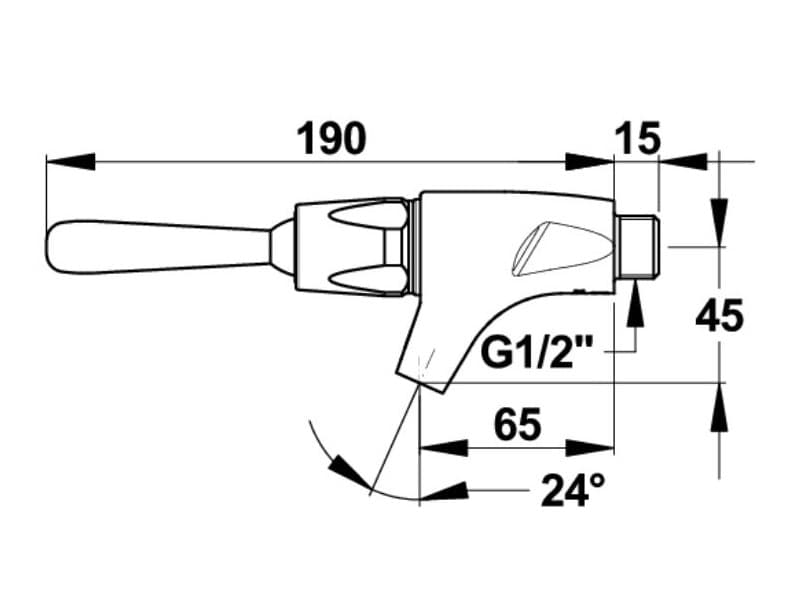PRESTO
PRESTO 704
Single wall-mounted tap