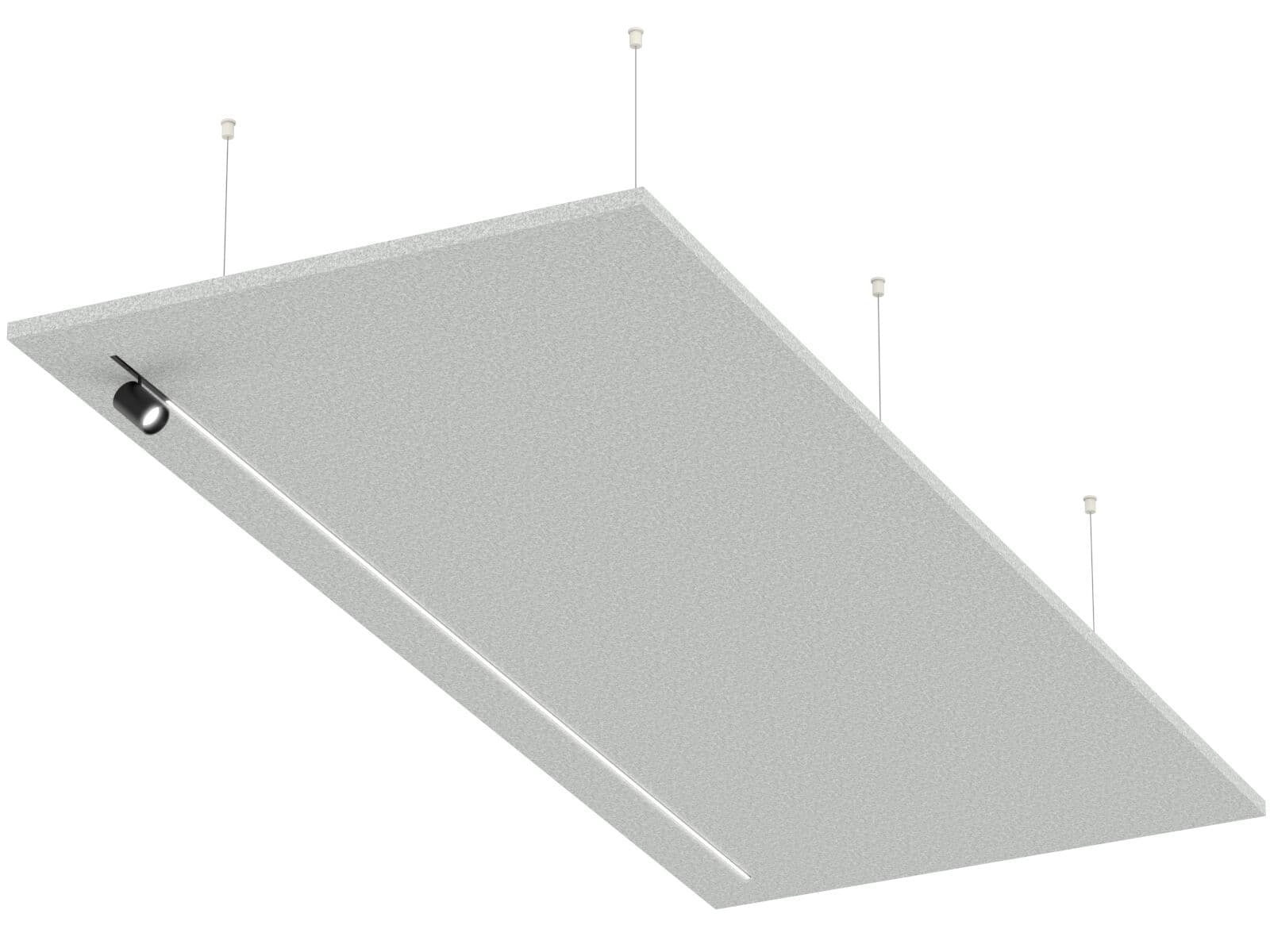 PROLICHT
JUST BLACK SQUARE
Hanging PET Acoustic panel with Integrated Lighting