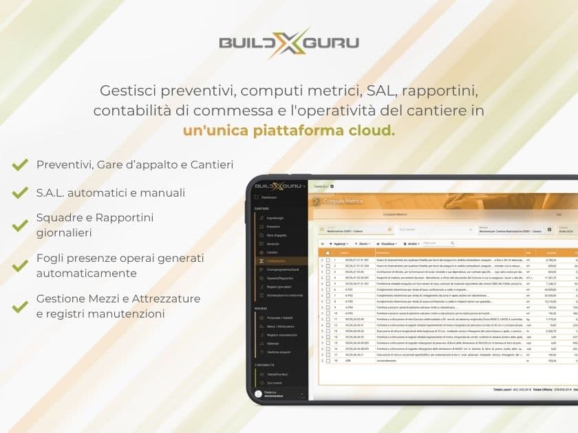 PuntaNet
BuildXGuru
Business software for construction industry