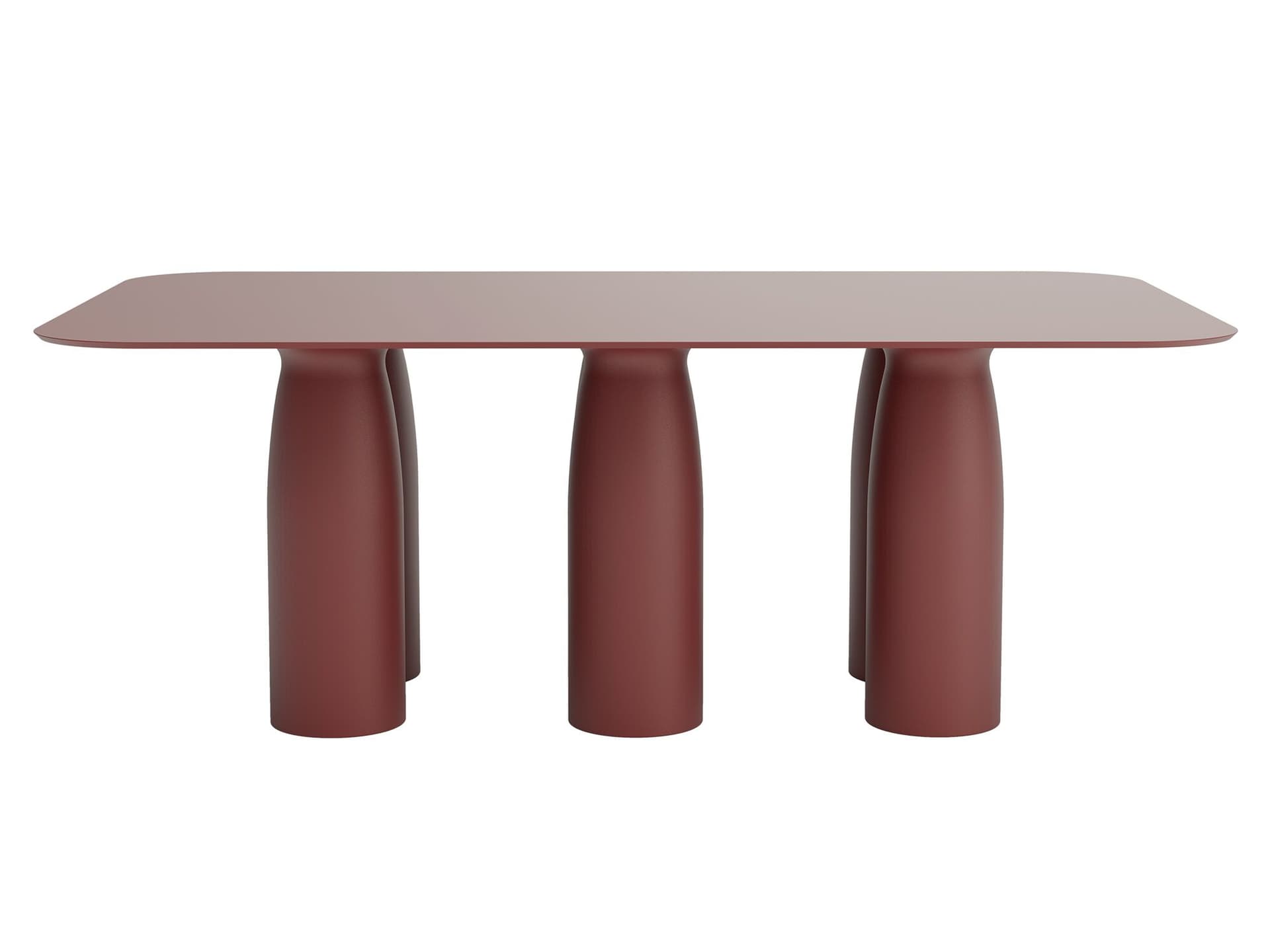 Qeeboo
TOTO TABLE RECTANGULAR HPL
Rectangular polyethylene dining table with HPL top