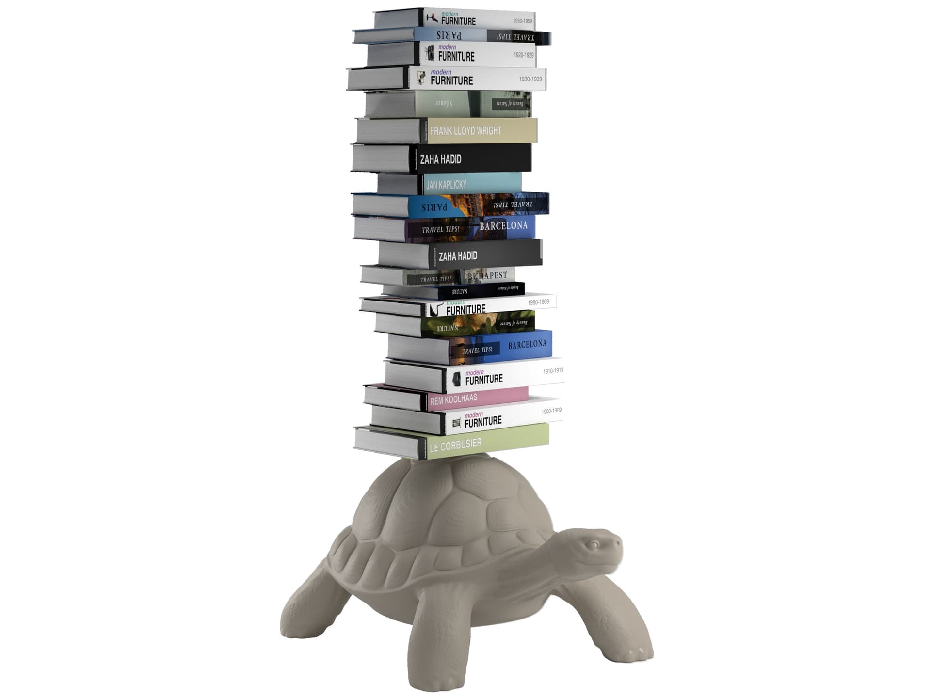 Qeeboo
TURTLE CARRY
Metal and polyethylene bookcase