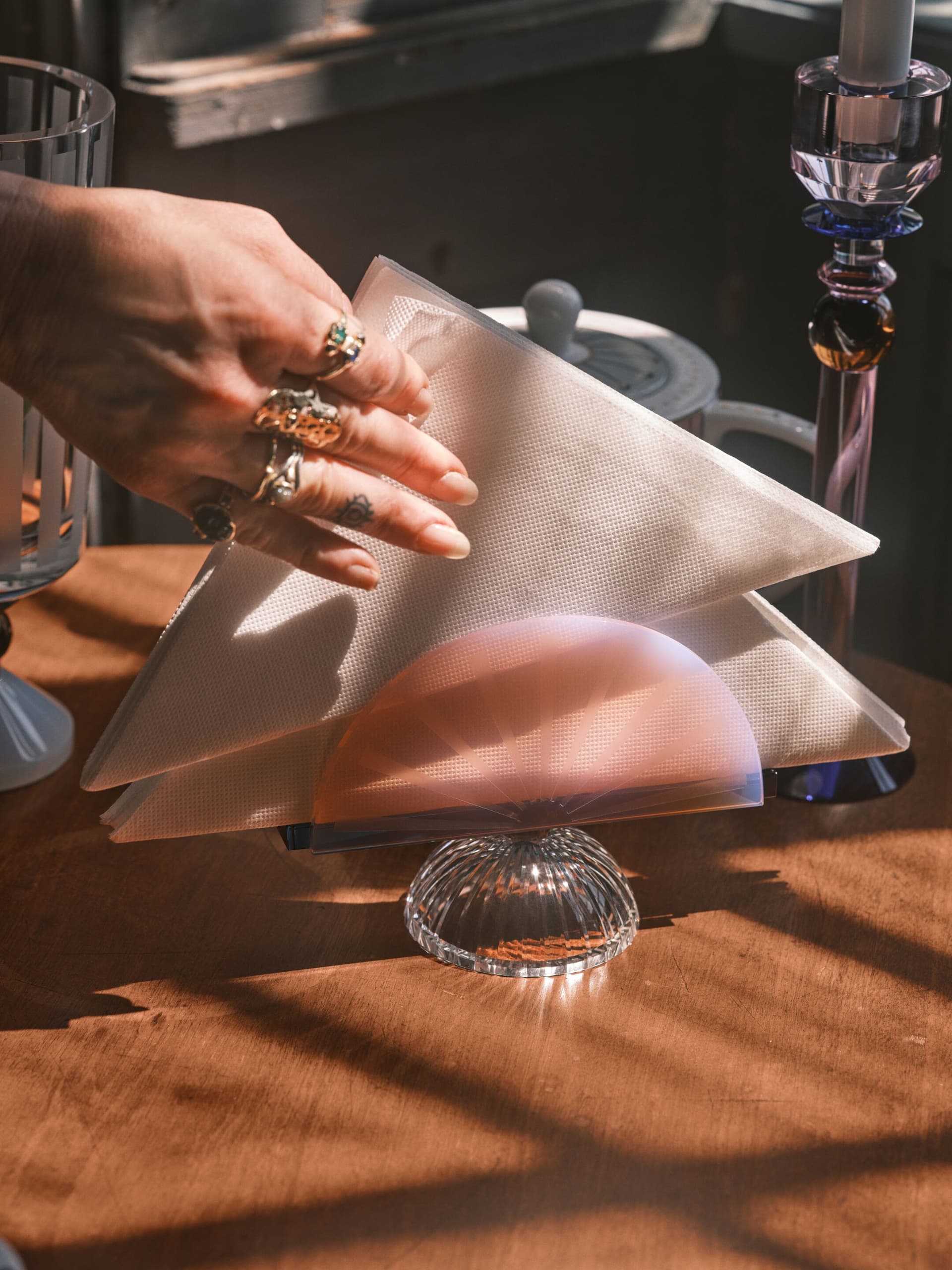 Reflections Copenhagen
CHLOE
Crystal napkin holder