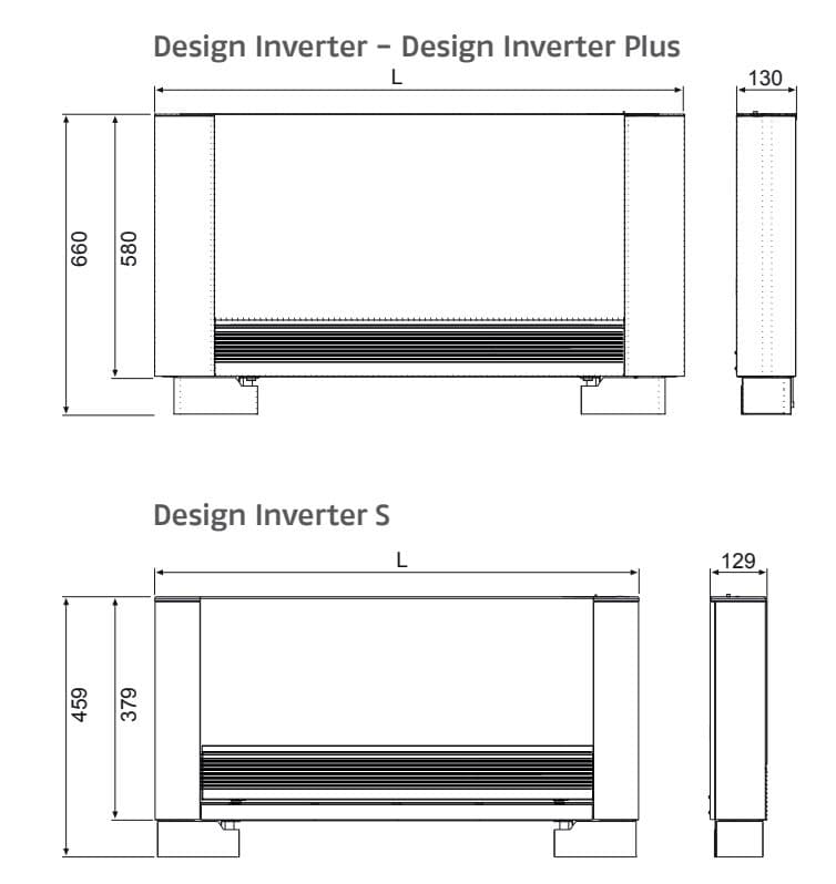 RIELLO DESIGN INVERTER PLUS - Напольный фанкойл
