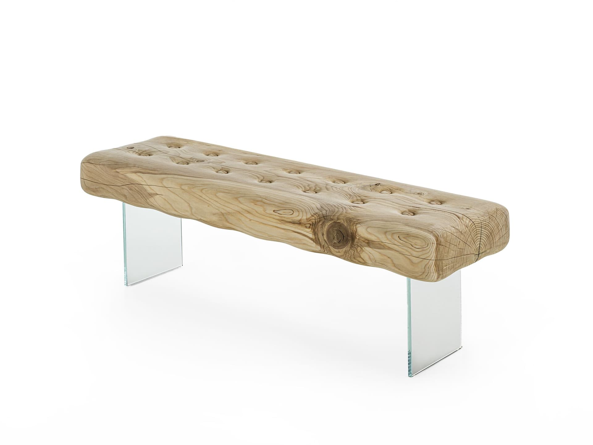 Riva 1920
GIACINTO
Bench in cedarwood and glass