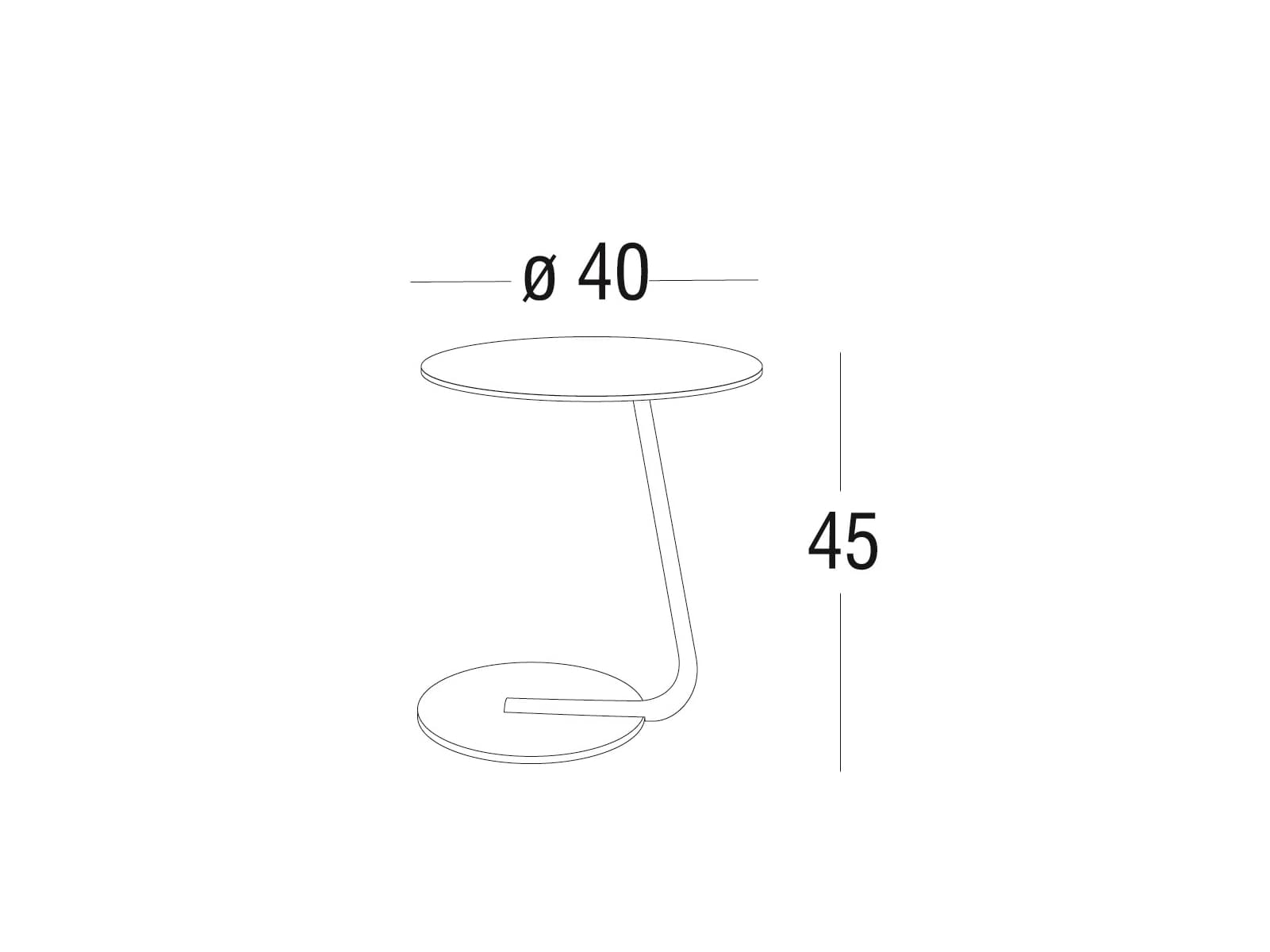 Roberti
KEY WEST
Round aluminium garden side table