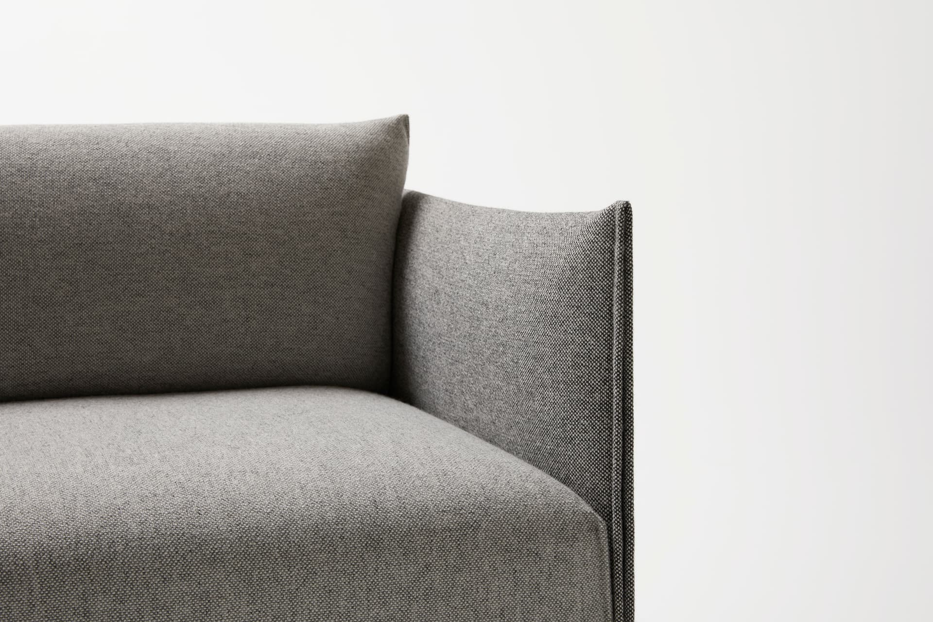 Ross Gardam
PLACE
Sectional fabric sofa with integrated table