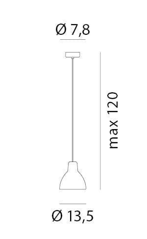 Rotaliana
LUXY
Coloured glass pendant lamp