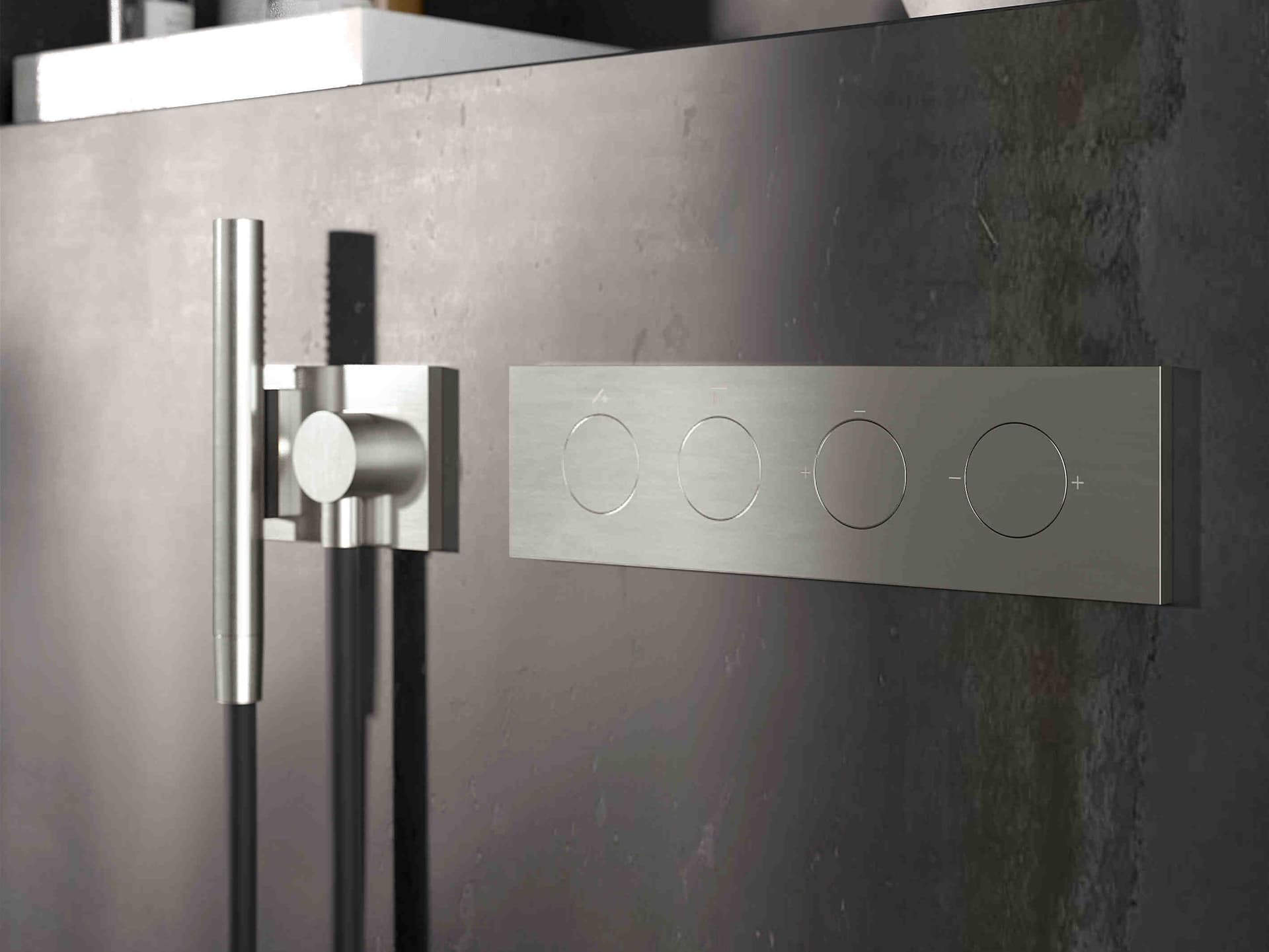 Rubinetterie Treemme
W-TOUCH RWIT 1B89 / 2BF6
Thermostatic 5 hole recessed shower mixer