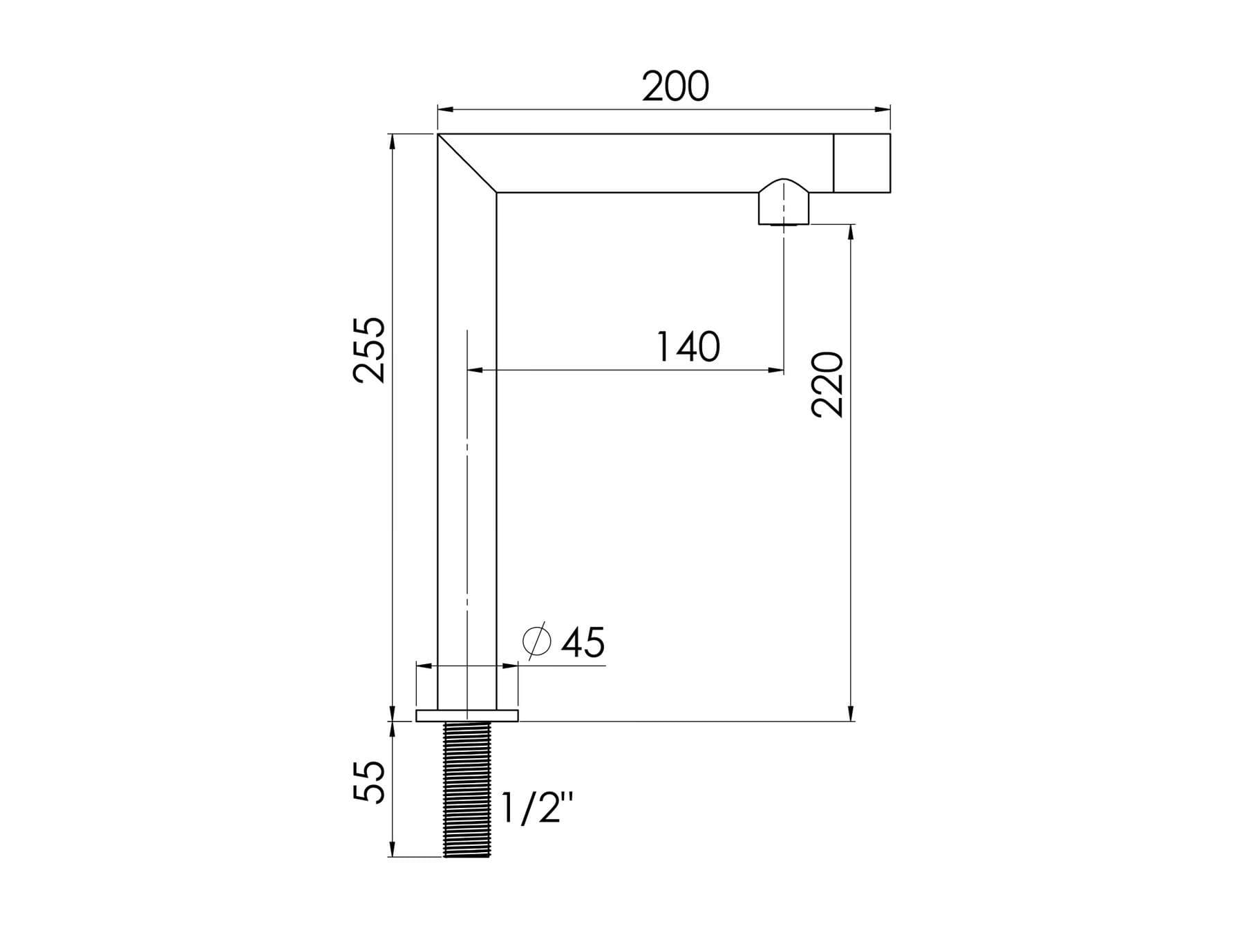 RVB
GRAPH
Countertop 1 hole washbasin tap with flow limiter