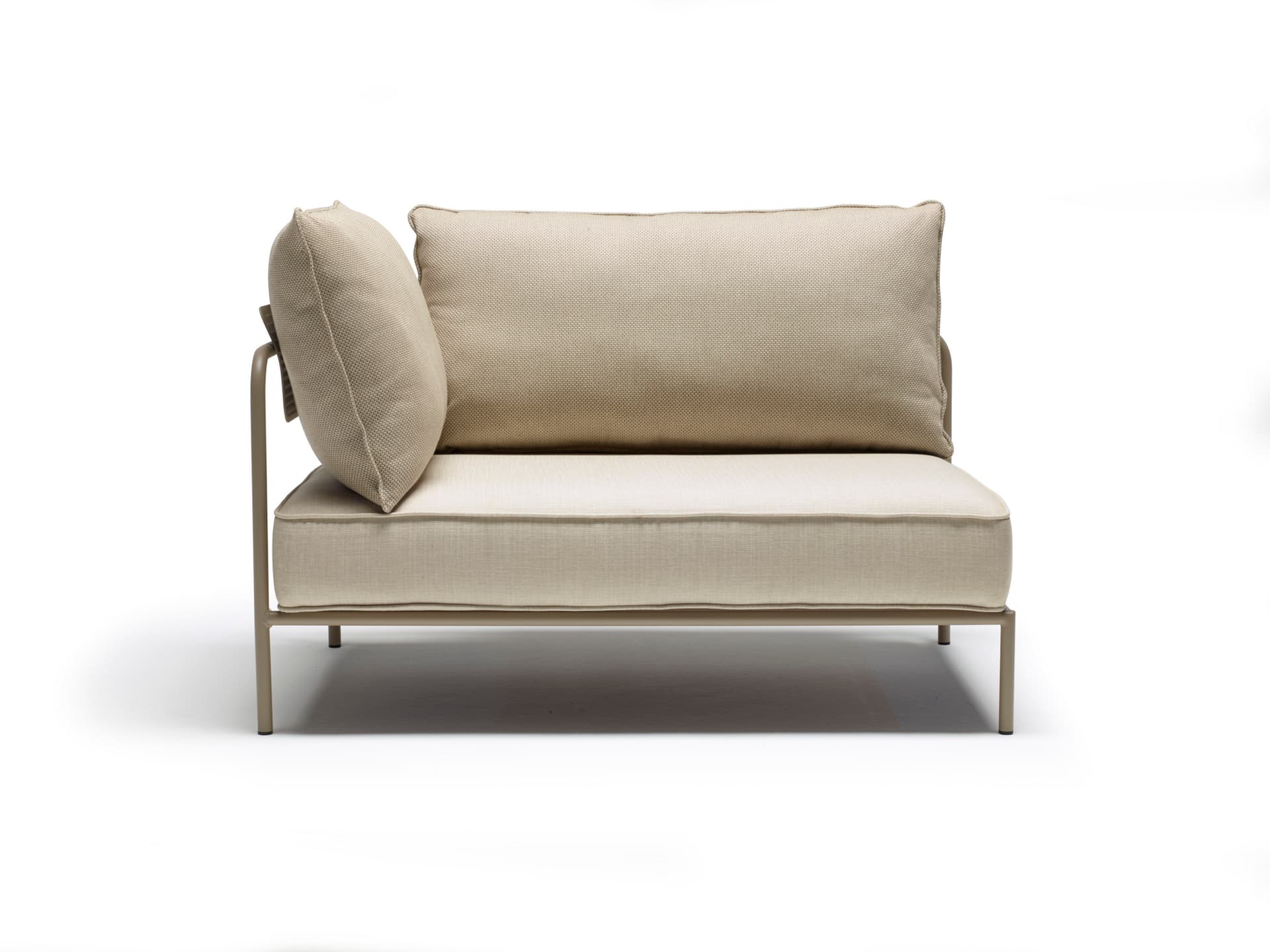 S-CAB
FLAP
Corner modular steel and fabric garden armchair