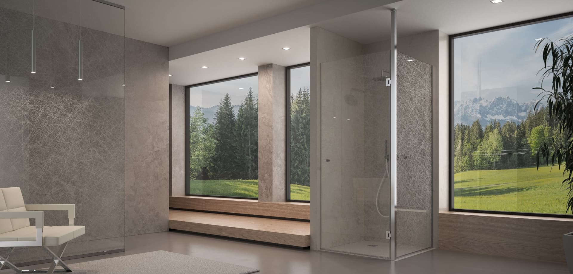 Saint-Gobain Glass
Glass shower cabins
Glass shower cabin