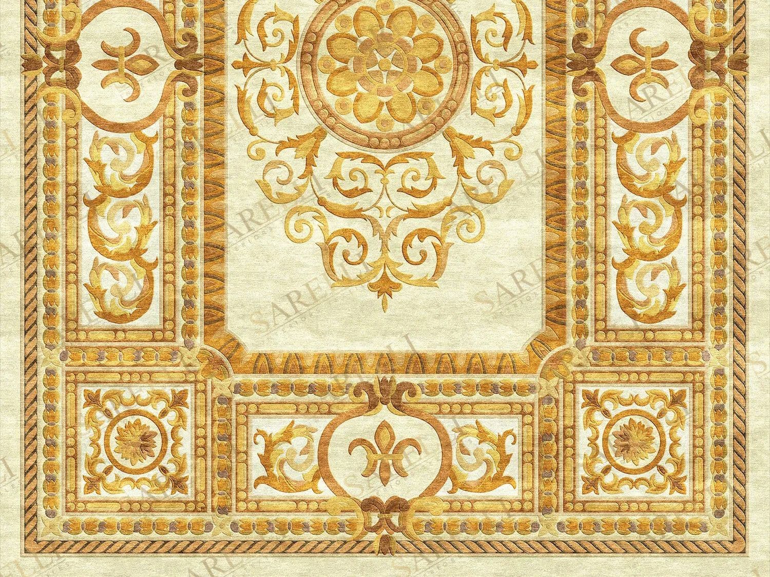 Sarelli Interiors Textiles
ROYAL ACANTHUS EMBELLISH
Custom handmade rug