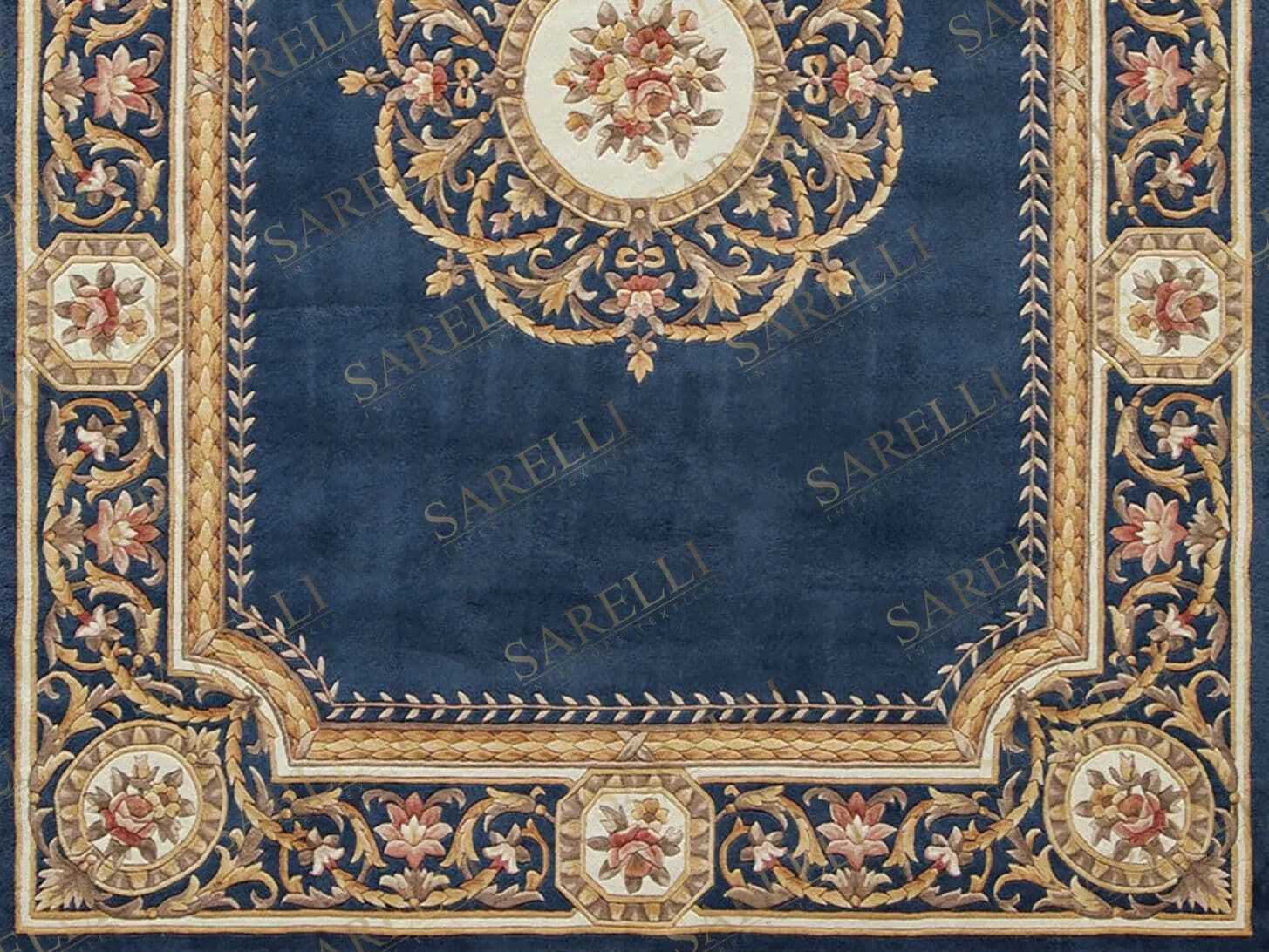 Sarelli Interiors Textiles
SAPPHIRE COURT MEDALLION
Custom handmade rug