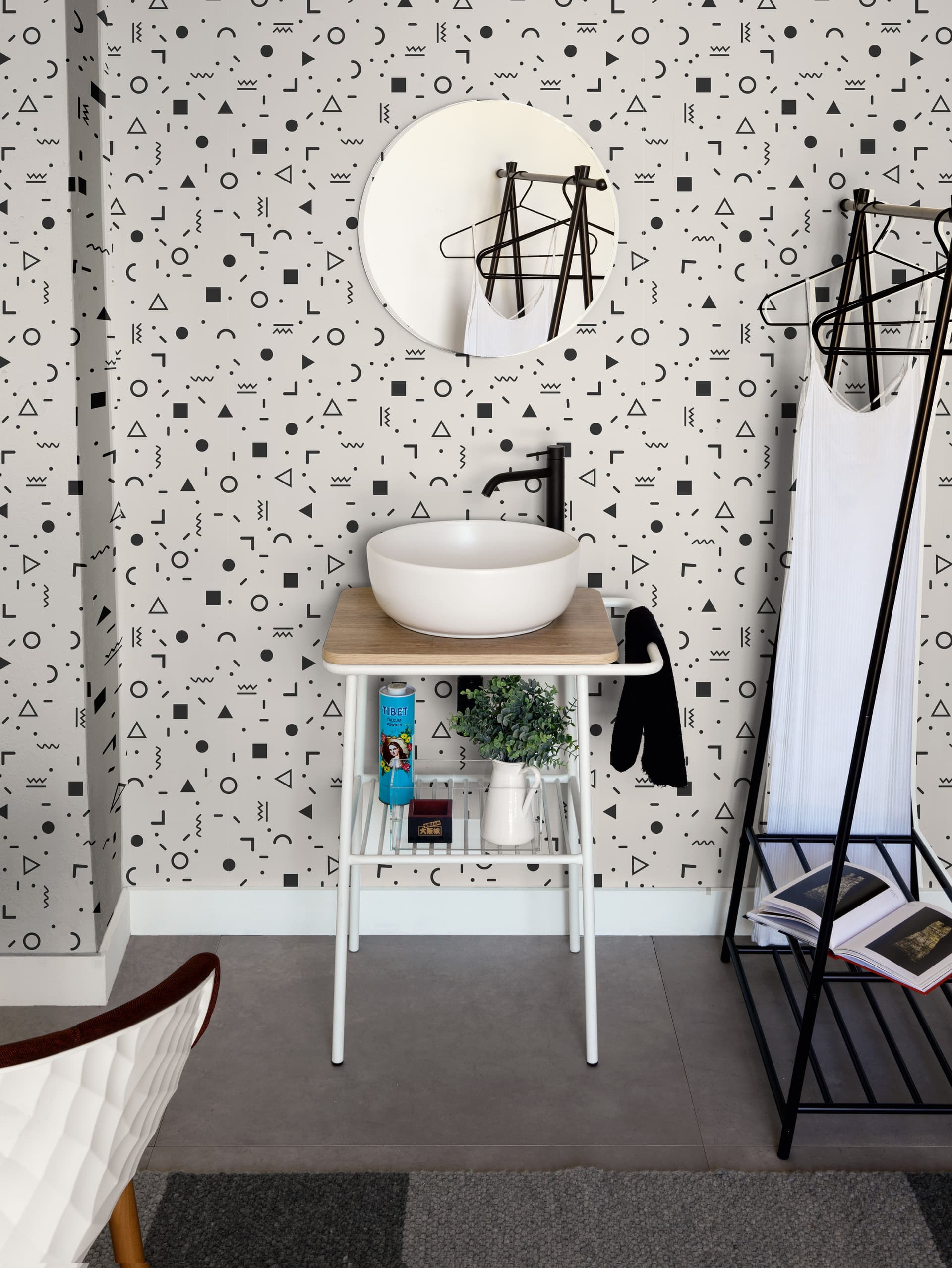 Scarabeo Ceramiche
PO106
Geometric bathroom wallpaper
