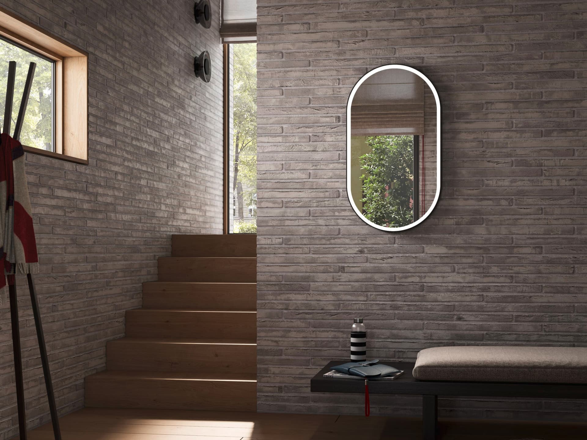 Schneider
FLOAT D2W
Wall-mounted bathroom mirror with integrated lighting
