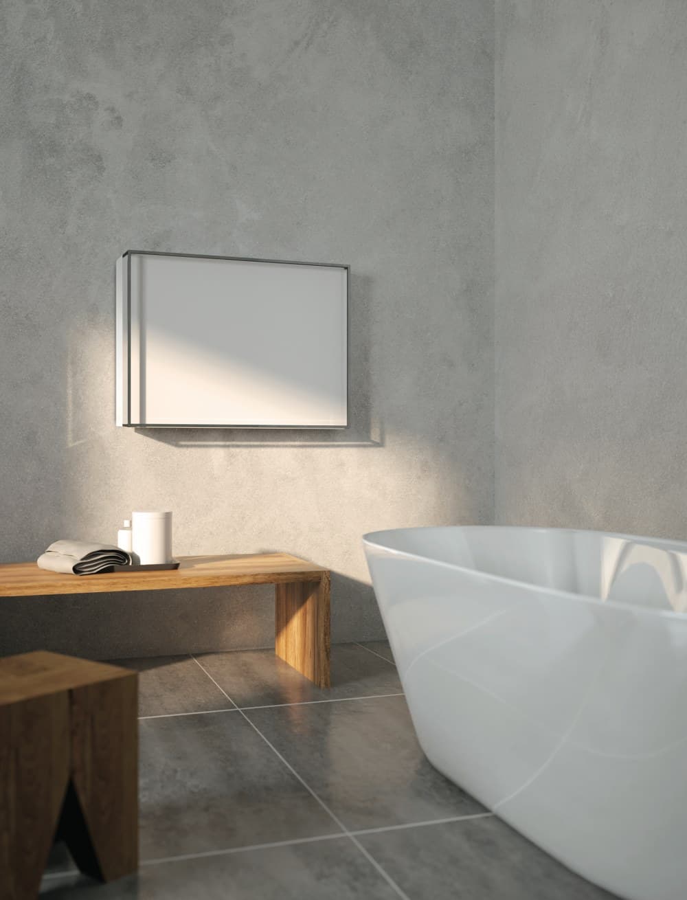 SCIROCCO H
LIGHT
Steel towel warmer