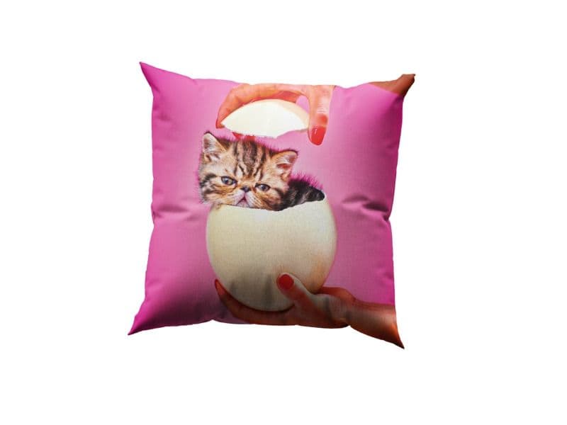 Seletti
CAT SURPRISE
Square synthetic fibre cushion