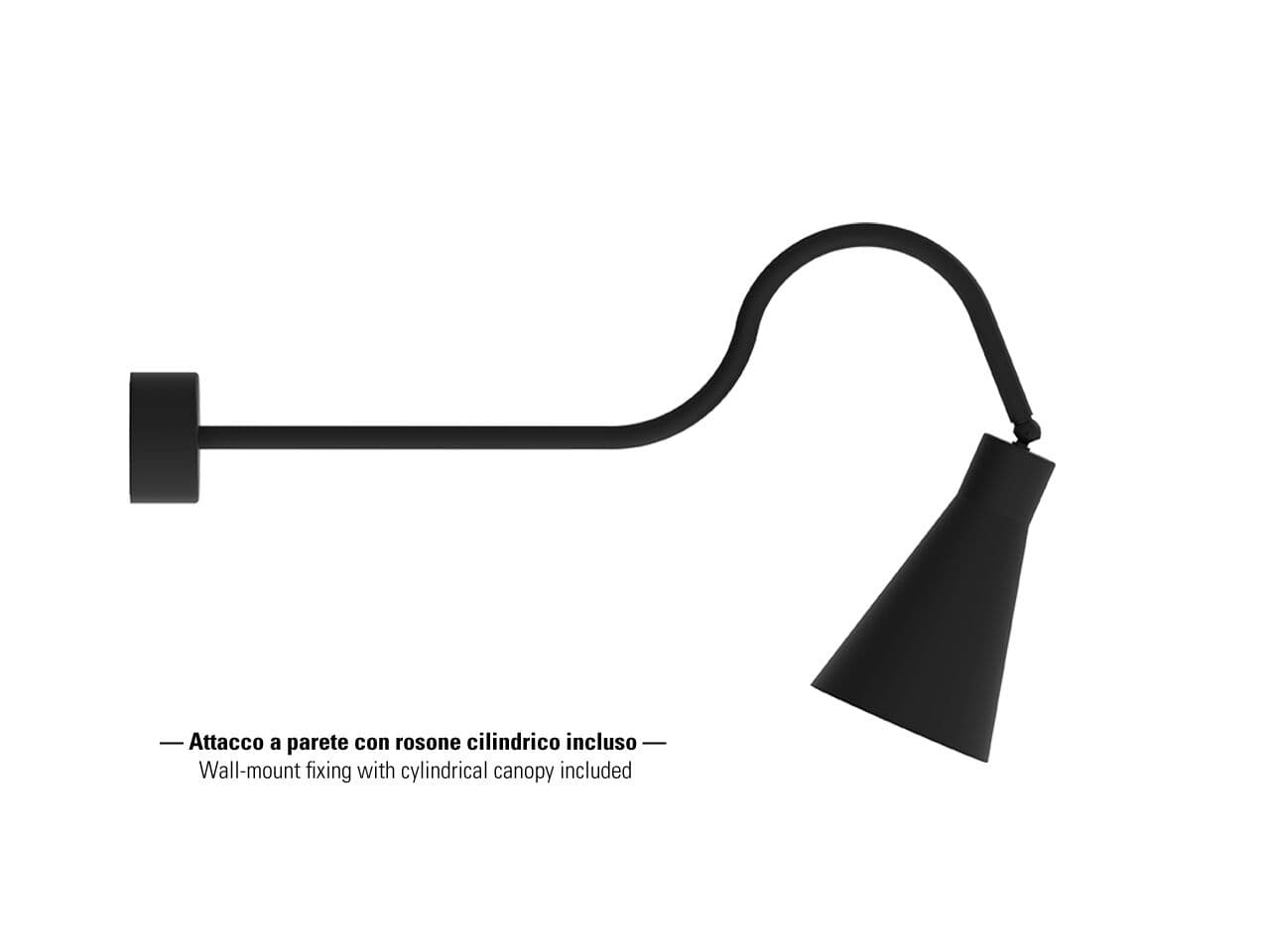 Seminara 1555 - Регулируемый алюминиевый настенный светильник